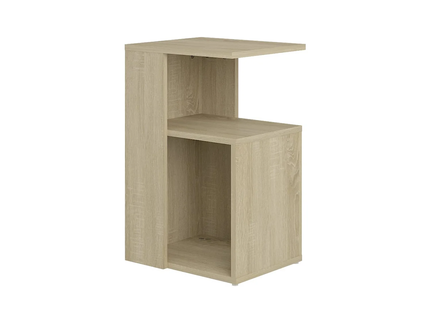 Table d'appoint table de bois beige 36 x 30 x 56 cm DEC032412