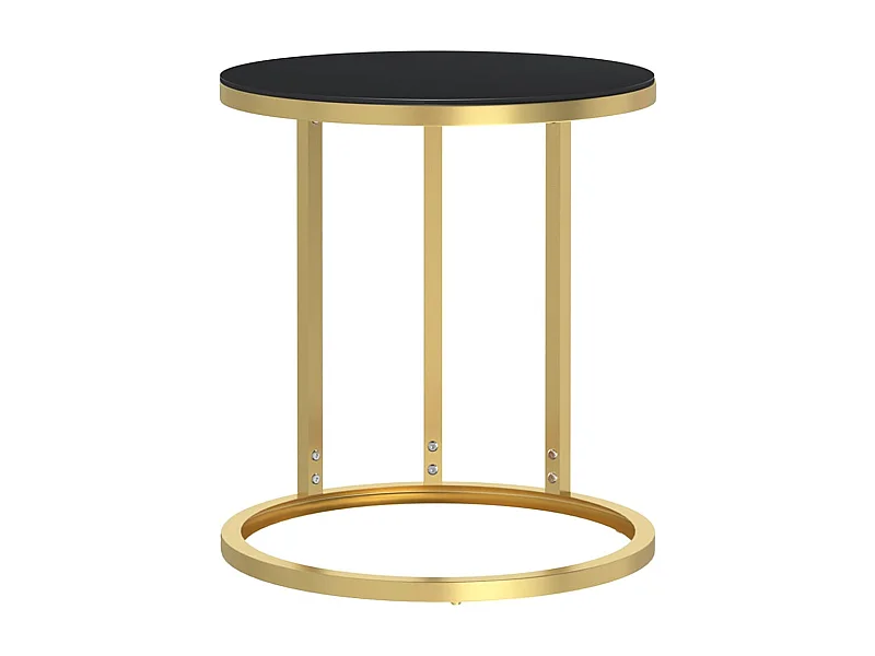 Table d'appoint support de verre 45 x 45 x 58 cm DEC032431