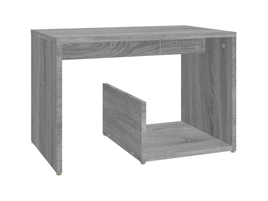 Table d'appoint bout de bois marron 59 x 36 x 38 cm DEC032538