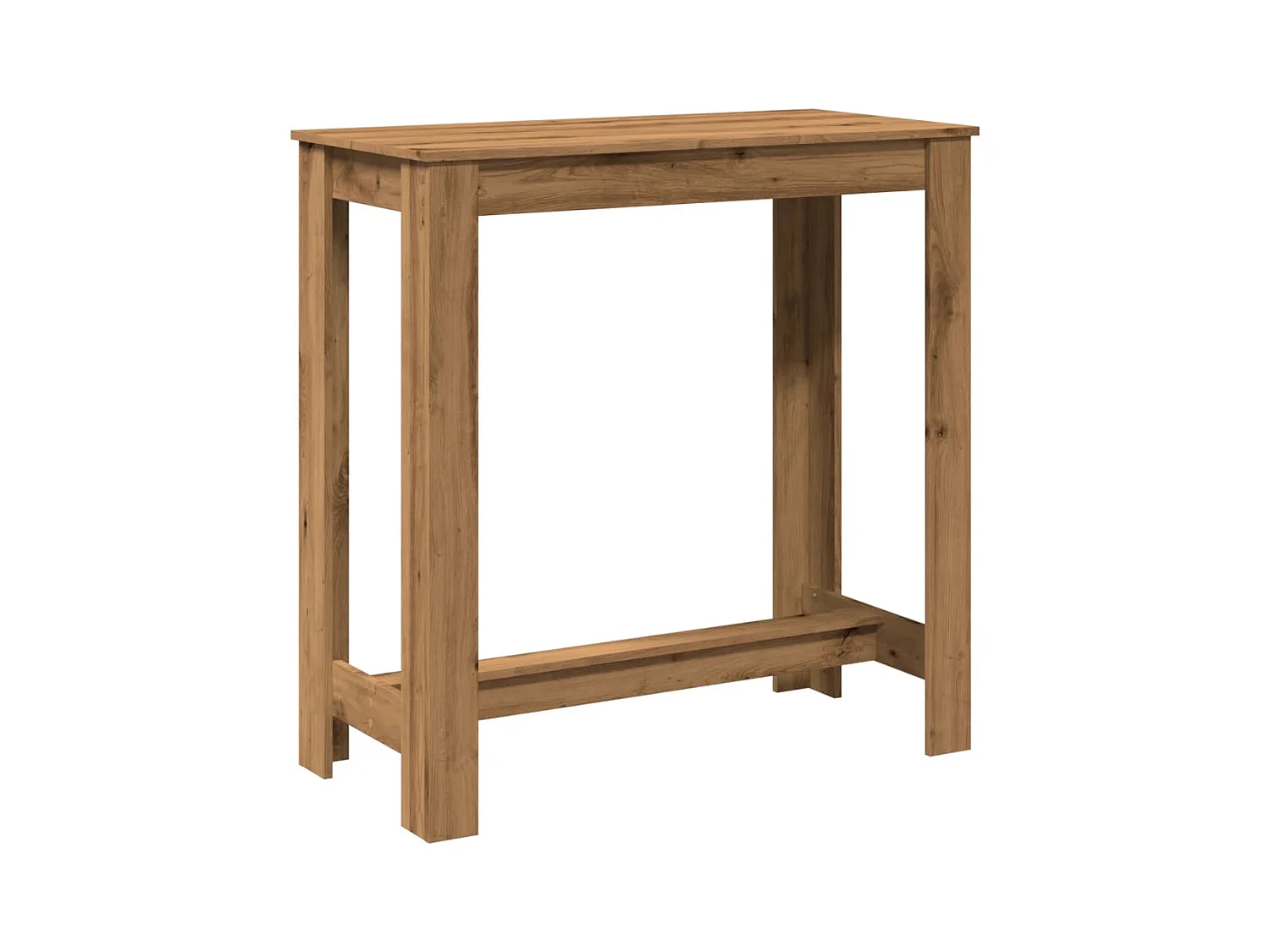 Table d’appoint multifonction 102 bois marron 102 x 50 x 103.5 cm DEC036425