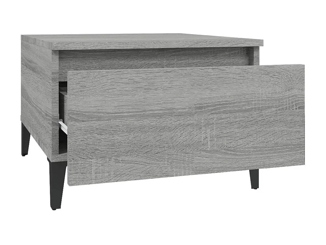 Lot de 2 tables bois marron 50 x 46 x 35 cm DEC032650