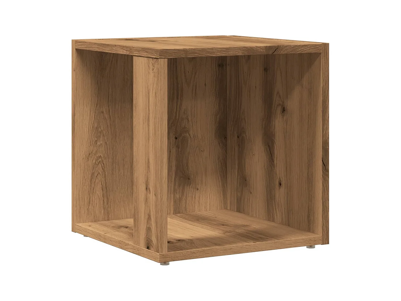 Table d'appoint meuble d'angle bois beige 33 x 33 x 34 cm DEC032378