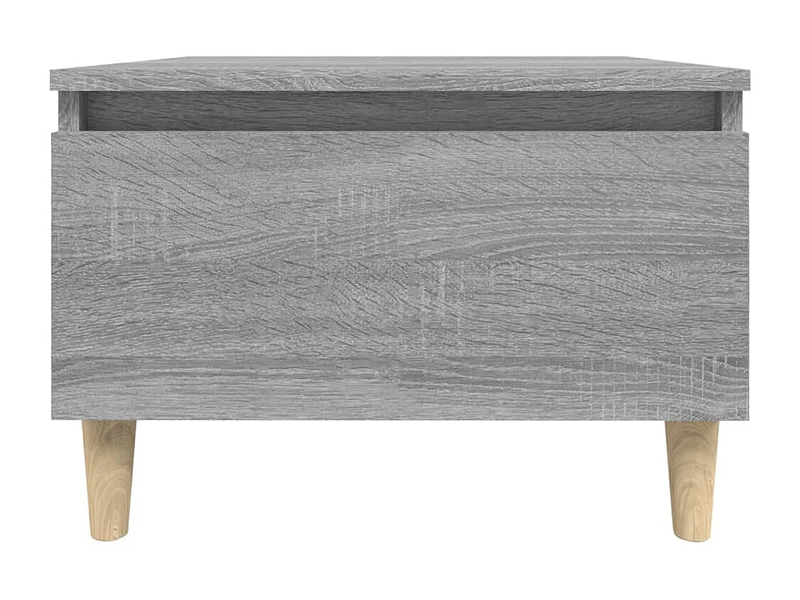 Table d'appoint table basse bois marron 50 x 46 x 35 cm DEC032533