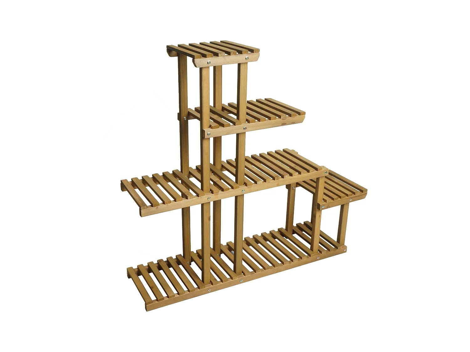 Étagère à plantes escalier bois marron 29 x 10 x 99 cm 04_0008697