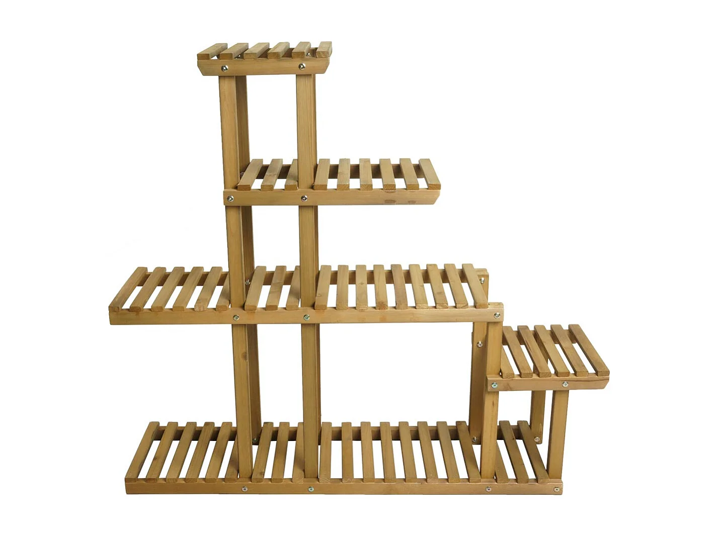 Étagère à plantes escalier bois marron 29 x 10 x 99 cm 04_0008697