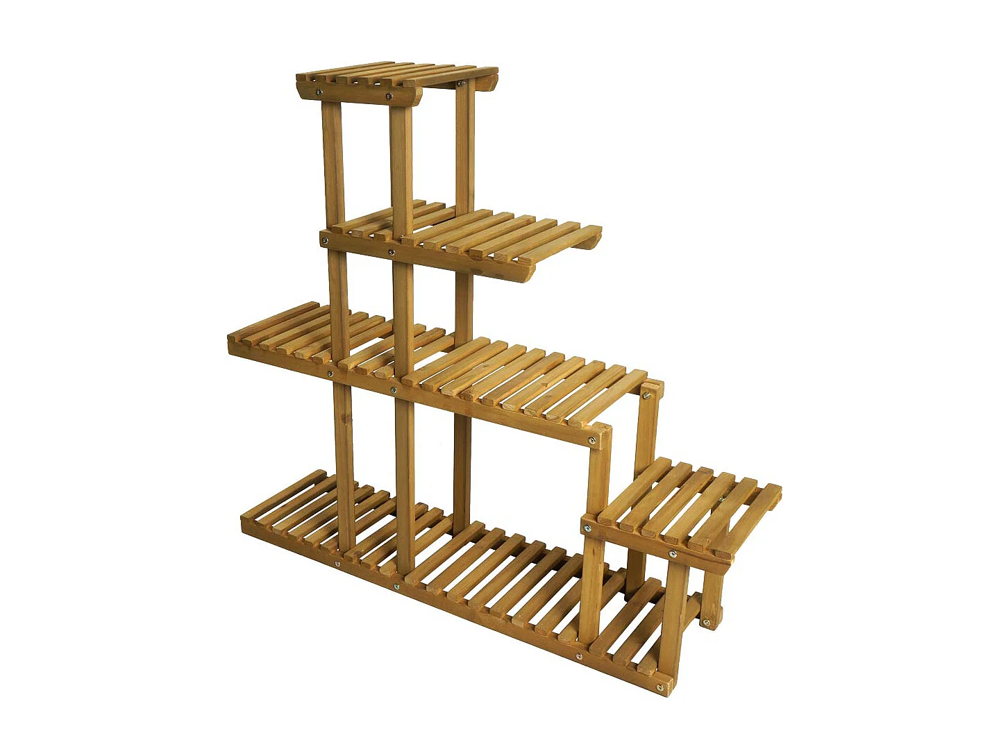 Étagère à plantes escalier bois marron 29 x 10 x 99 cm 04_0008697