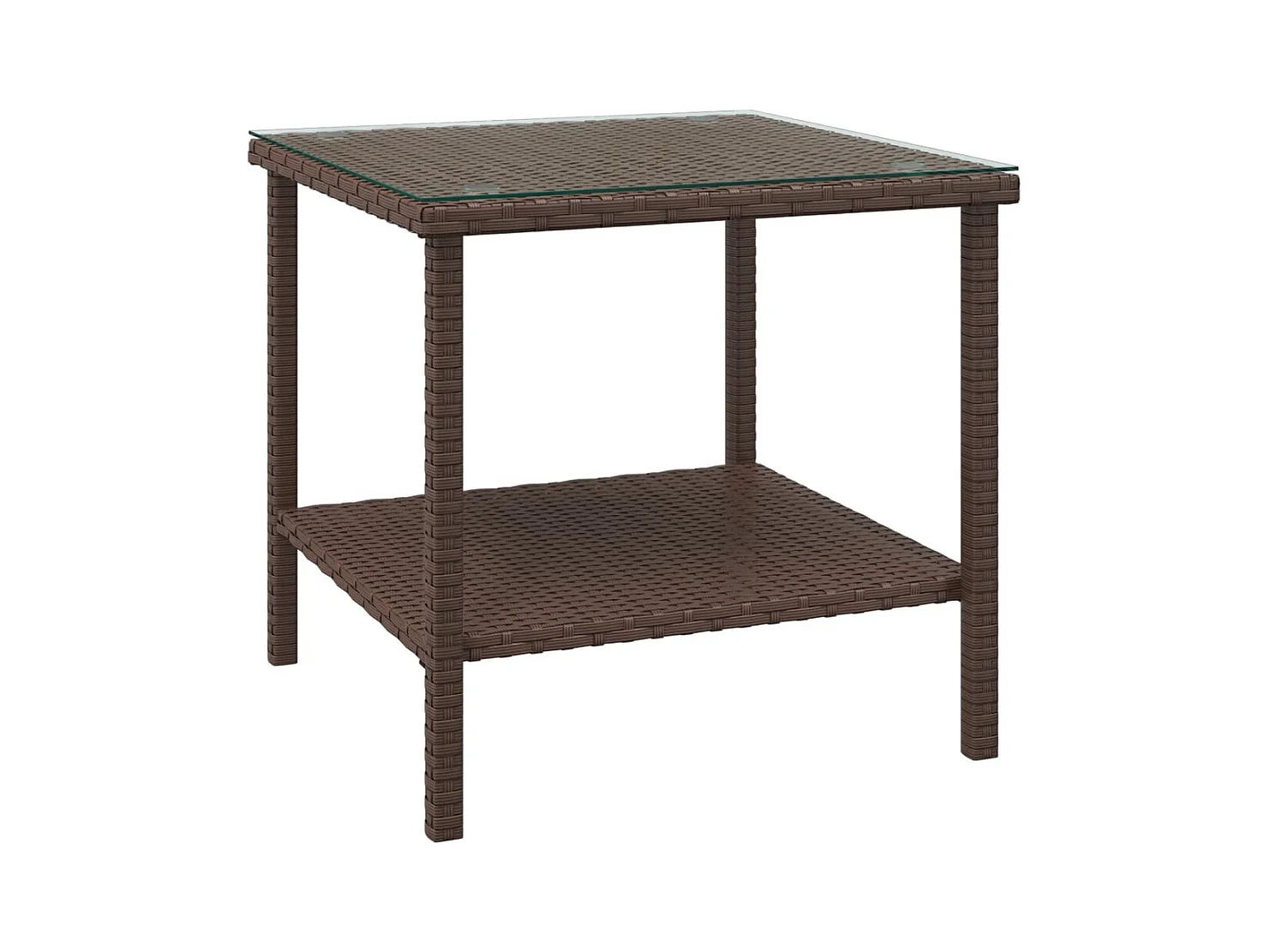 Table d'appoint intérieur ou verre 45 x 45 x 45 cm DEC032465