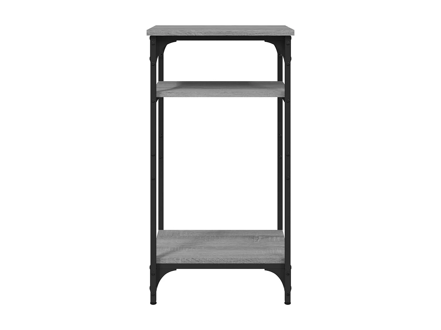 Table d'appoint bout de bois marron 40 x 30 x 75 cm DEC032526