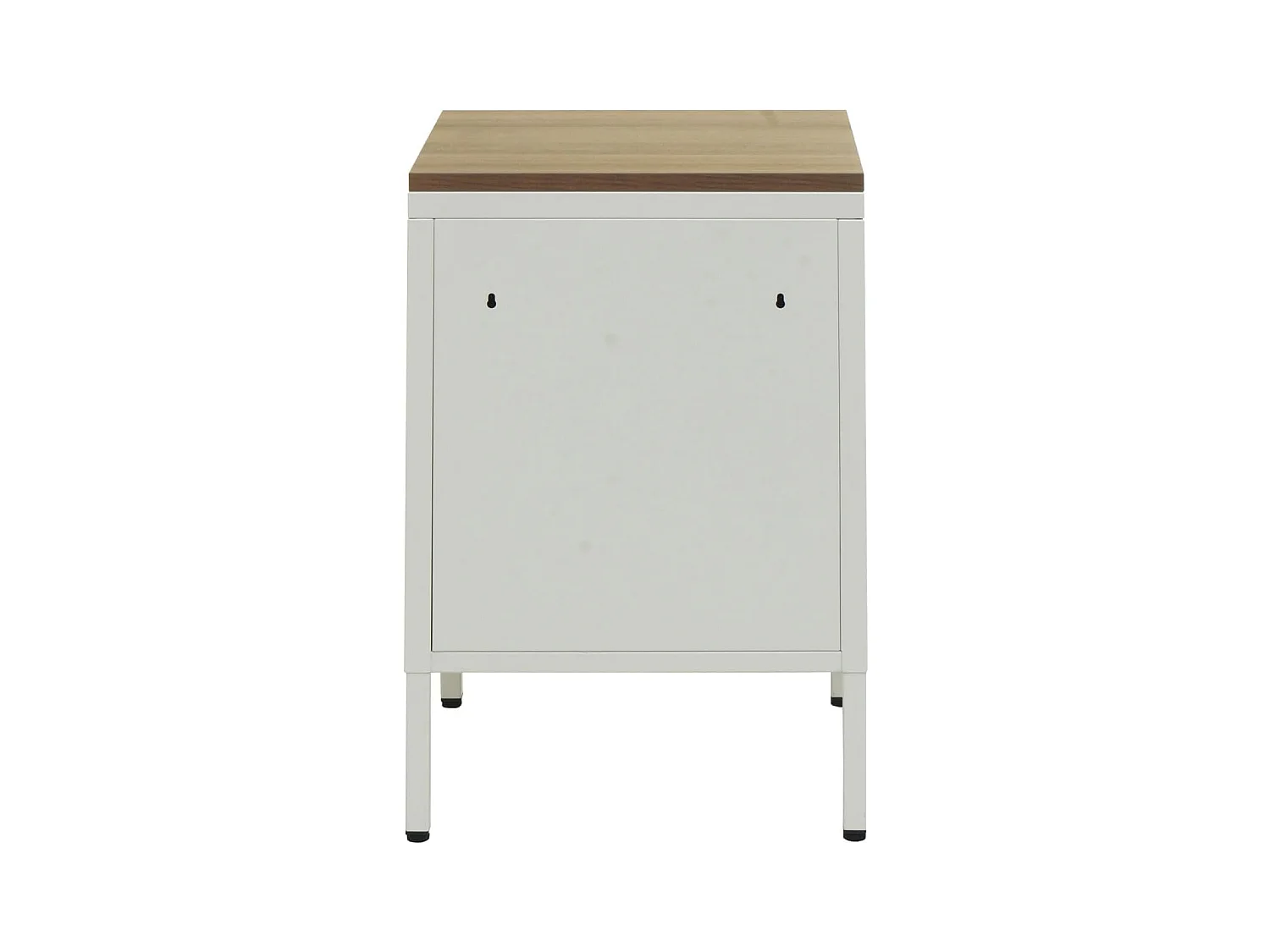 Petit meuble de rangement blanche 63 x 40 x 40 cm MED04081