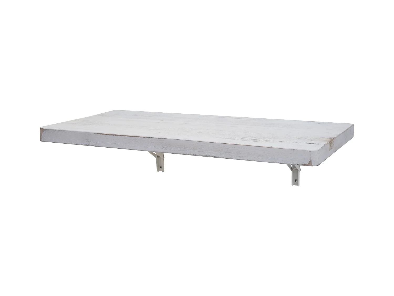 Table murale de cuisine bois blanche 120 x 60 x 5 cm 04_0005092