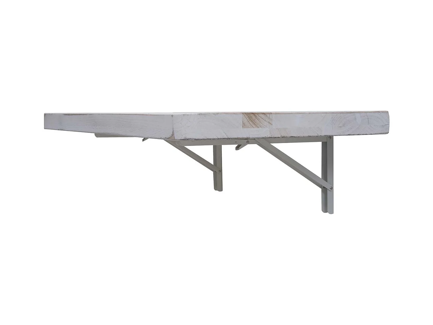 Table murale de cuisine bois blanche 120 x 60 x 5 cm 04_0005092