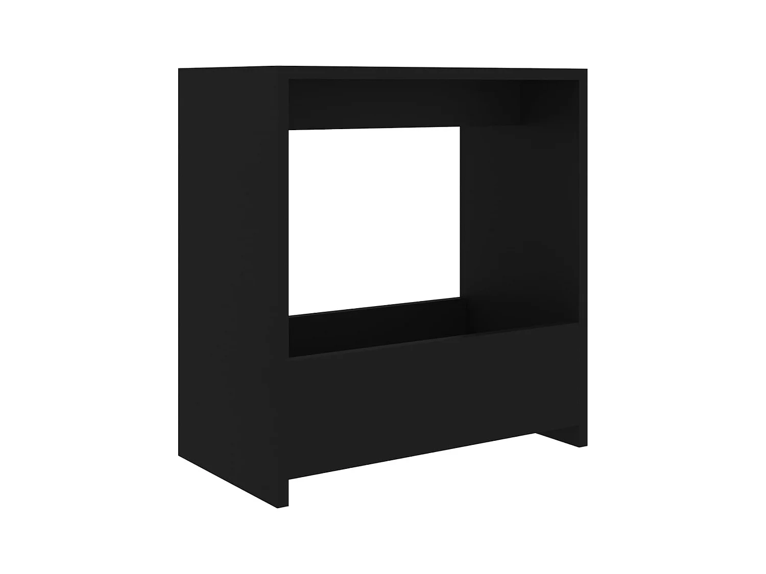 Table d'appoint bout de bois marron 50 x 26 x 50 cm DEC032489