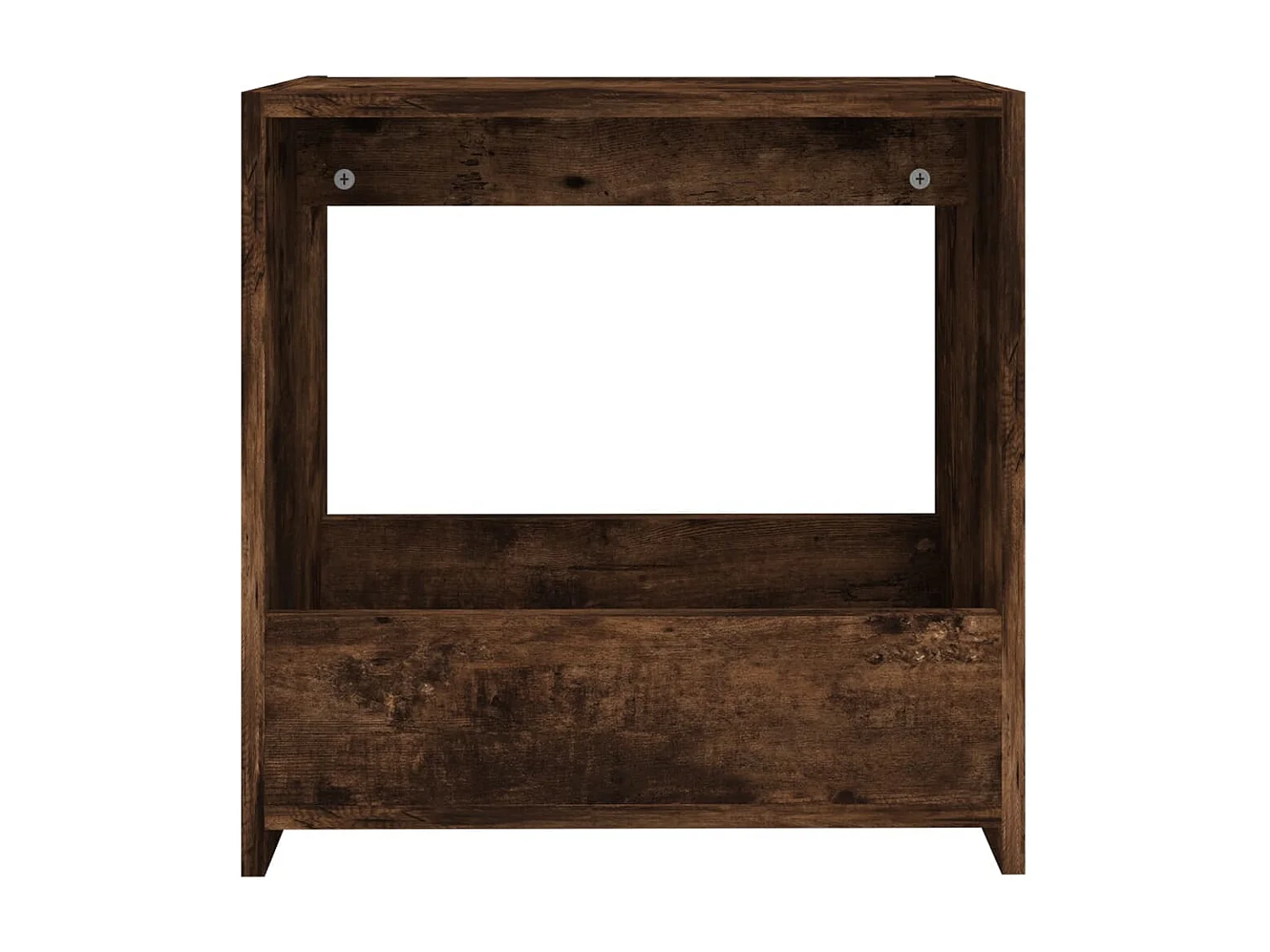 Table d'appoint bout de bois marron 50 x 26 x 50 cm DEC032387