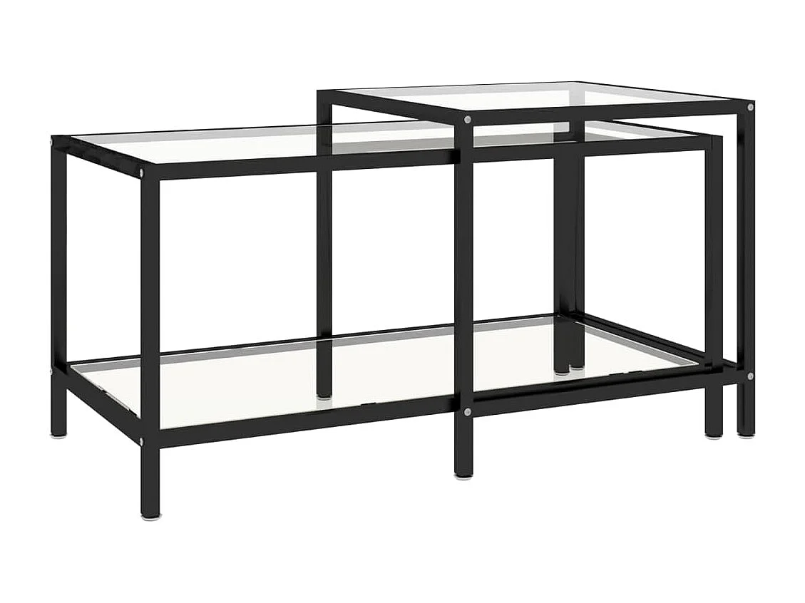 Lot de 2 tables 90 x 45 x 45 cm DEC032747