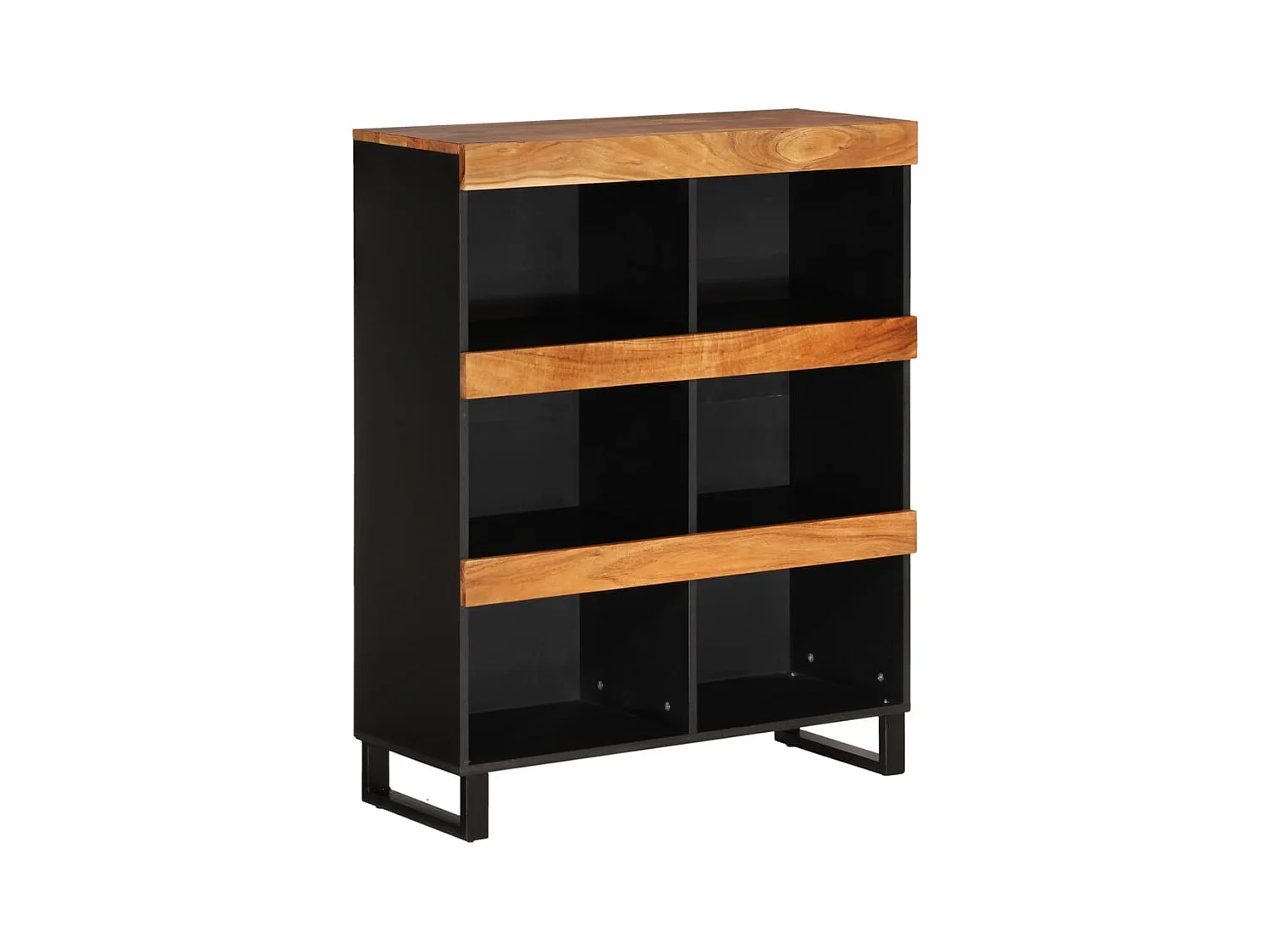 Meble d'appoint avec compartiments bois marron 85 x 33 x 107 cm DEC032817