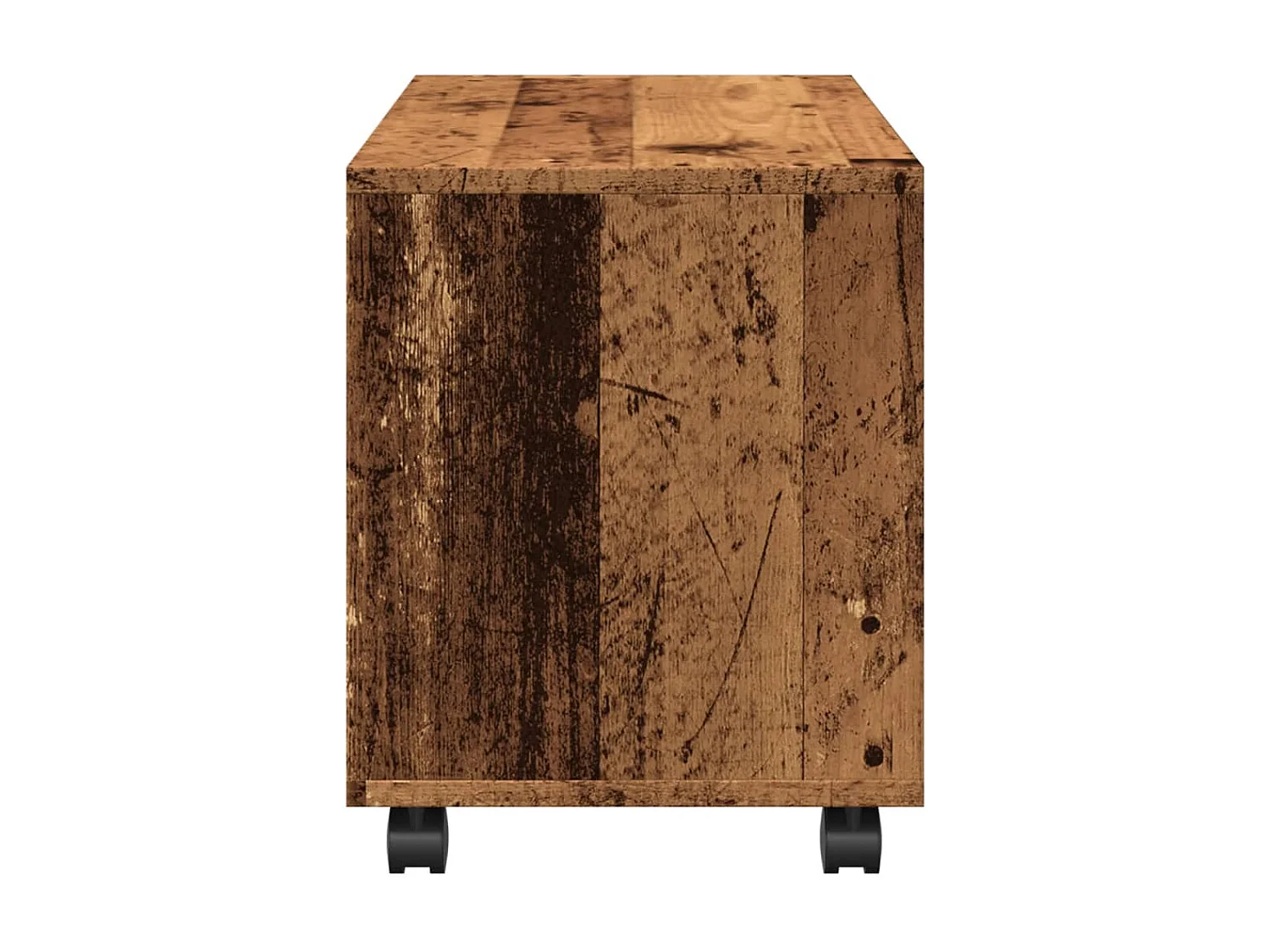 Meuble d'appoint sur roulettes bois marron 72 x 33 x 42.5 cm DEC031393