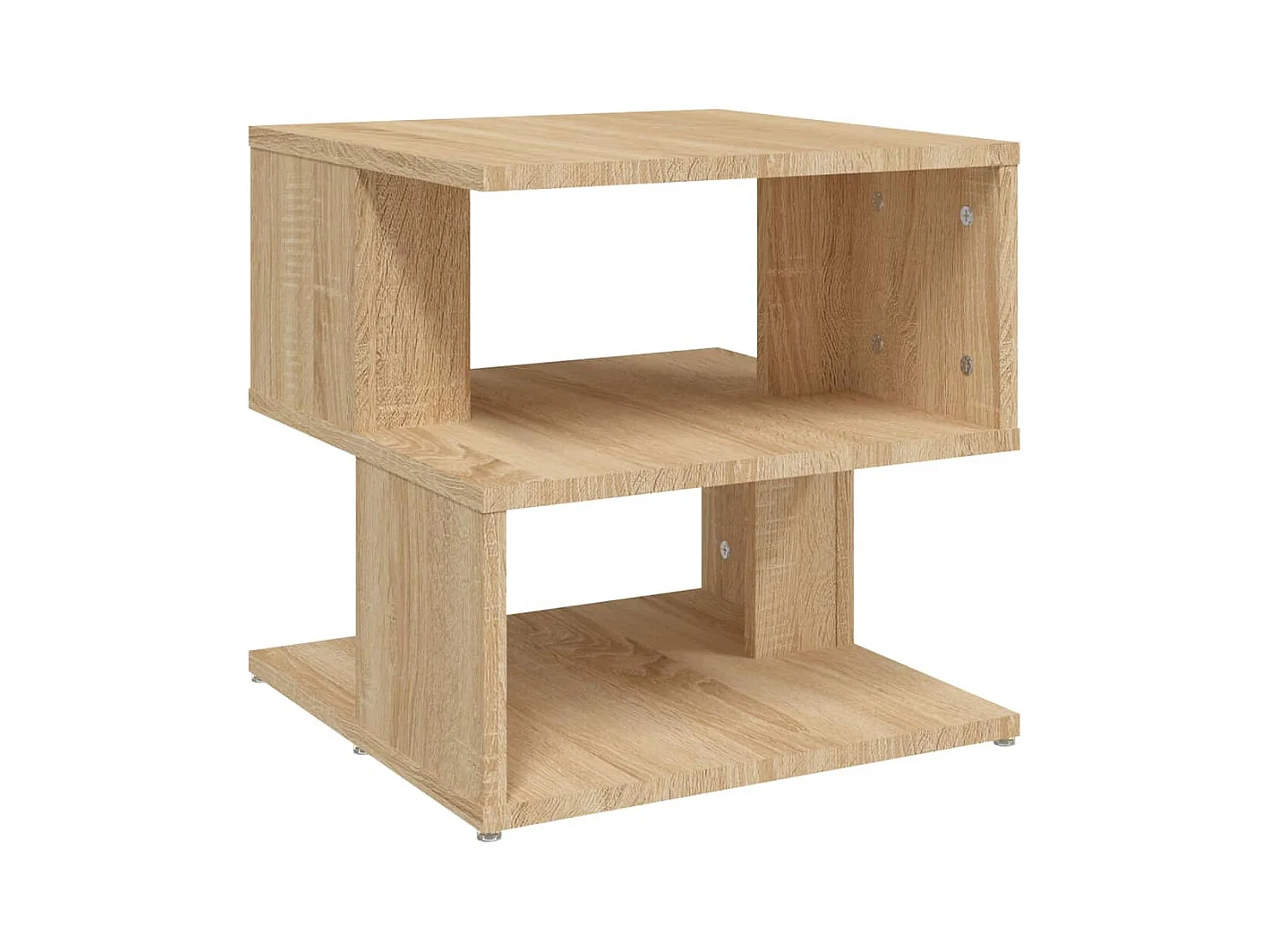 Table d'appoint bout de beige 40 x 40 x 40 cm DEC032415