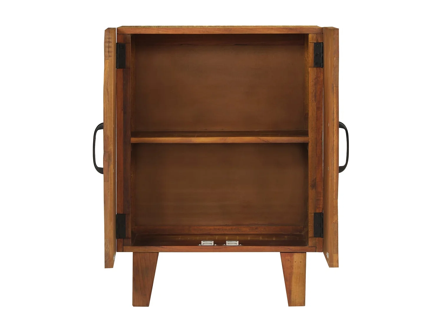 meuble d'appoint sculpté bois marron 55 x 30 x 75 cm DEC031228