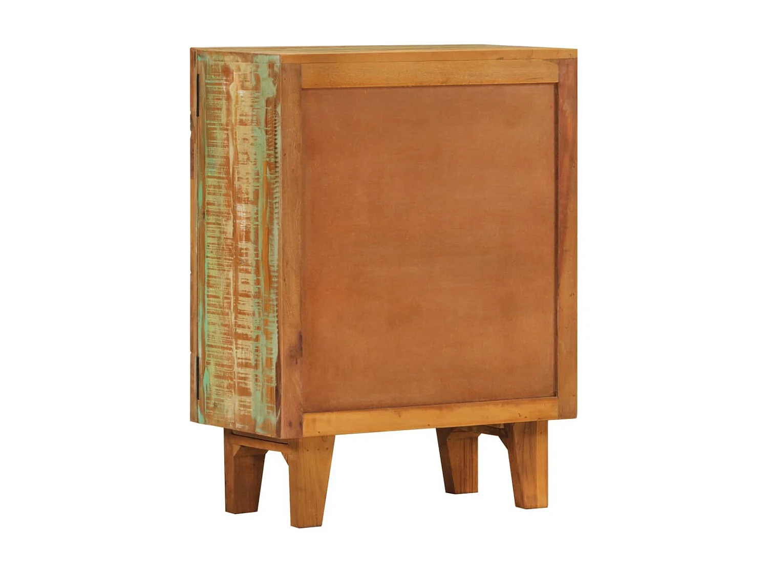 meuble d'appoint sculpté bois marron 55 x 30 x 75 cm DEC031228