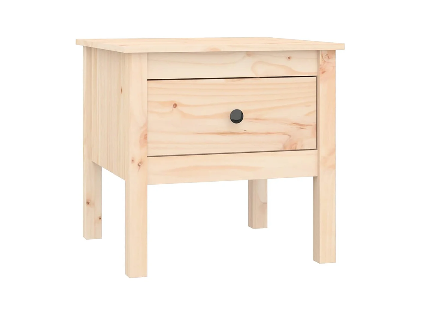 Table d'appoint chevet avec bois marron 50 x 50 x 49 cm DEC032315