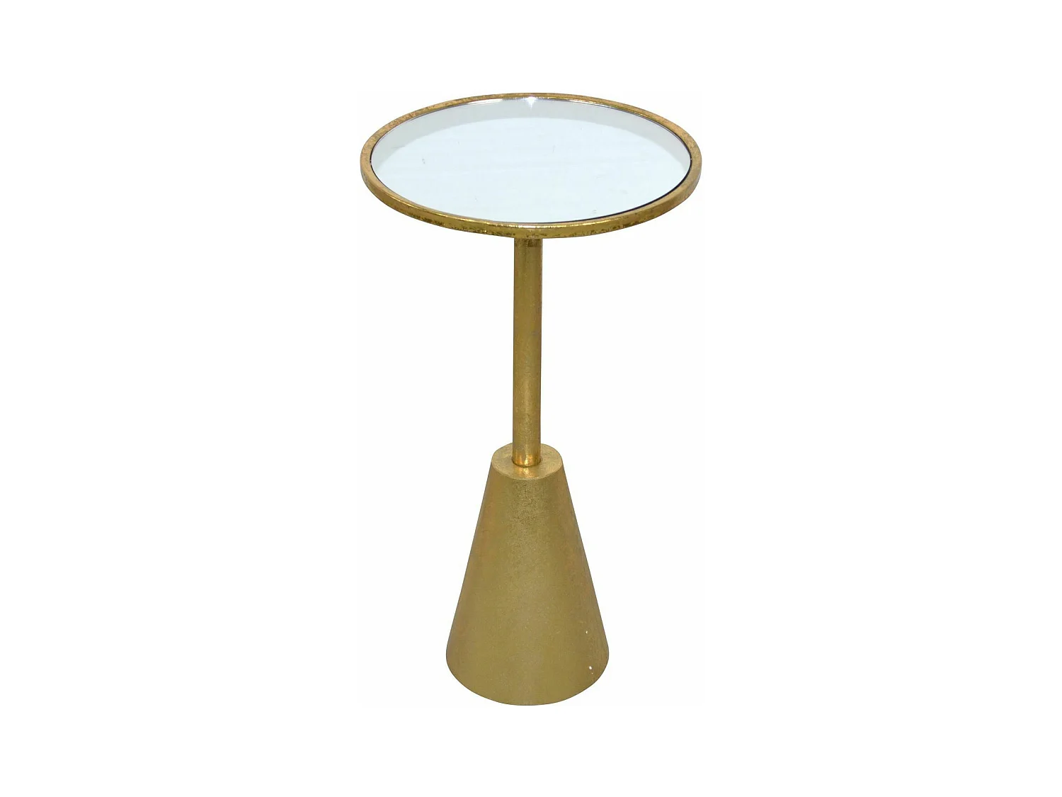 Table d'appoint rangement déco métal 35 x 35 x 65 cm MED05127