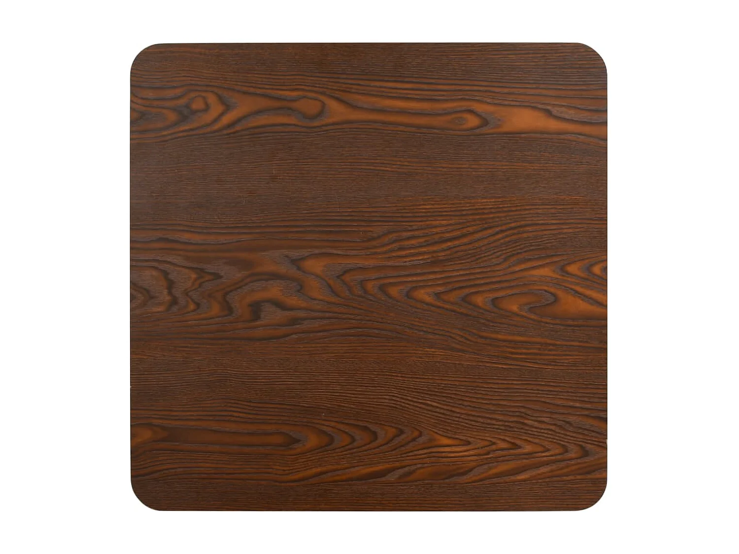 Table d'appoint auxiliaire table marron 60 x 60 x 75 cm DEC036575