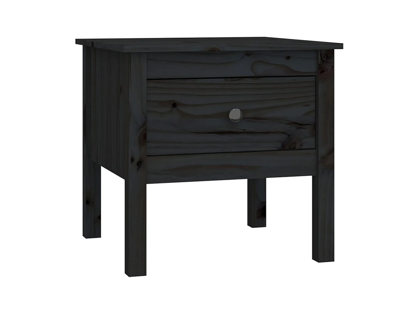 Table d'appoint chevet avec bois marron 50 x 50 x 49 cm DEC032499