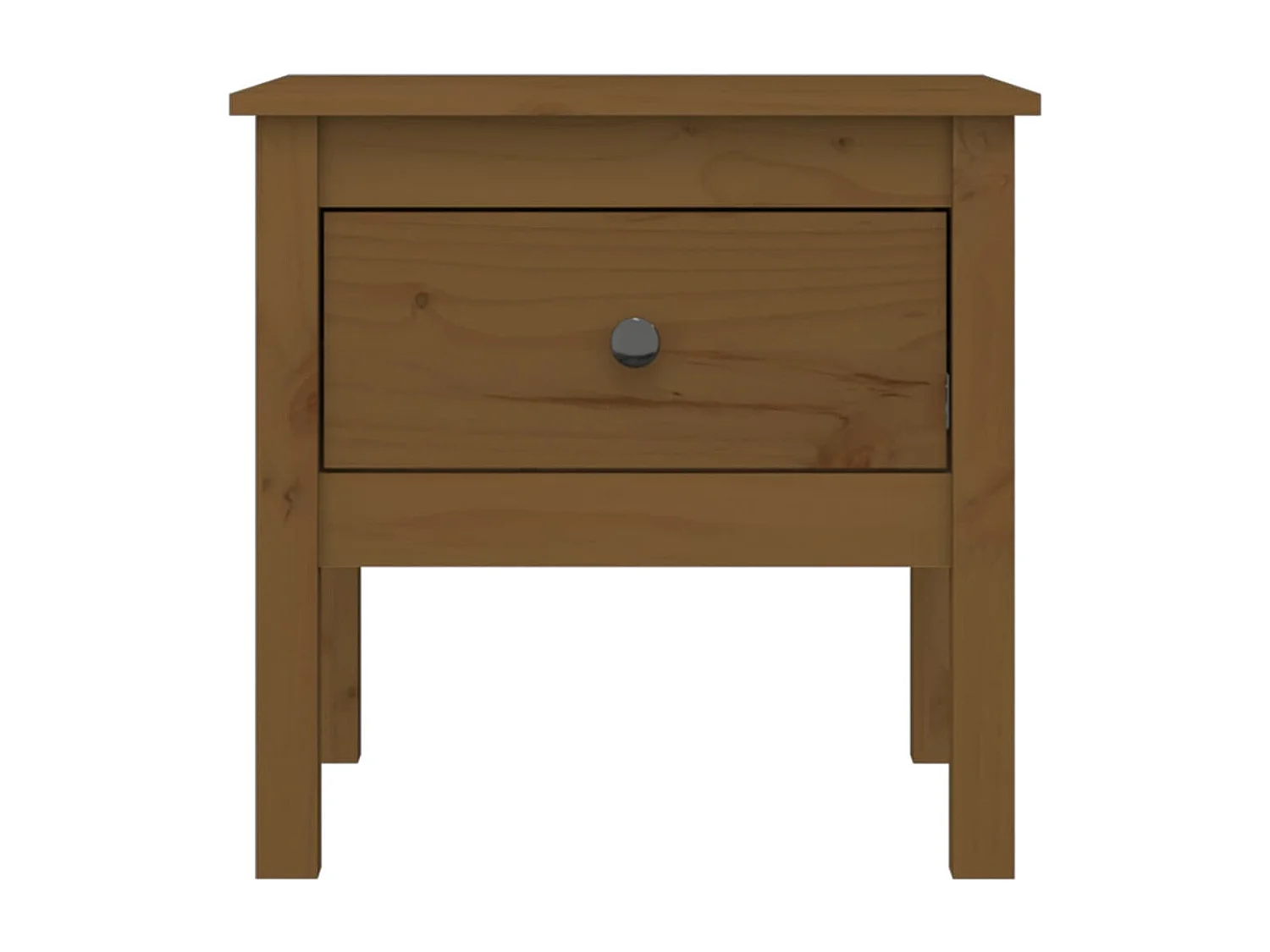 Lot de 2 tables bois marron 50 x 50 x 49 cm DEC032656