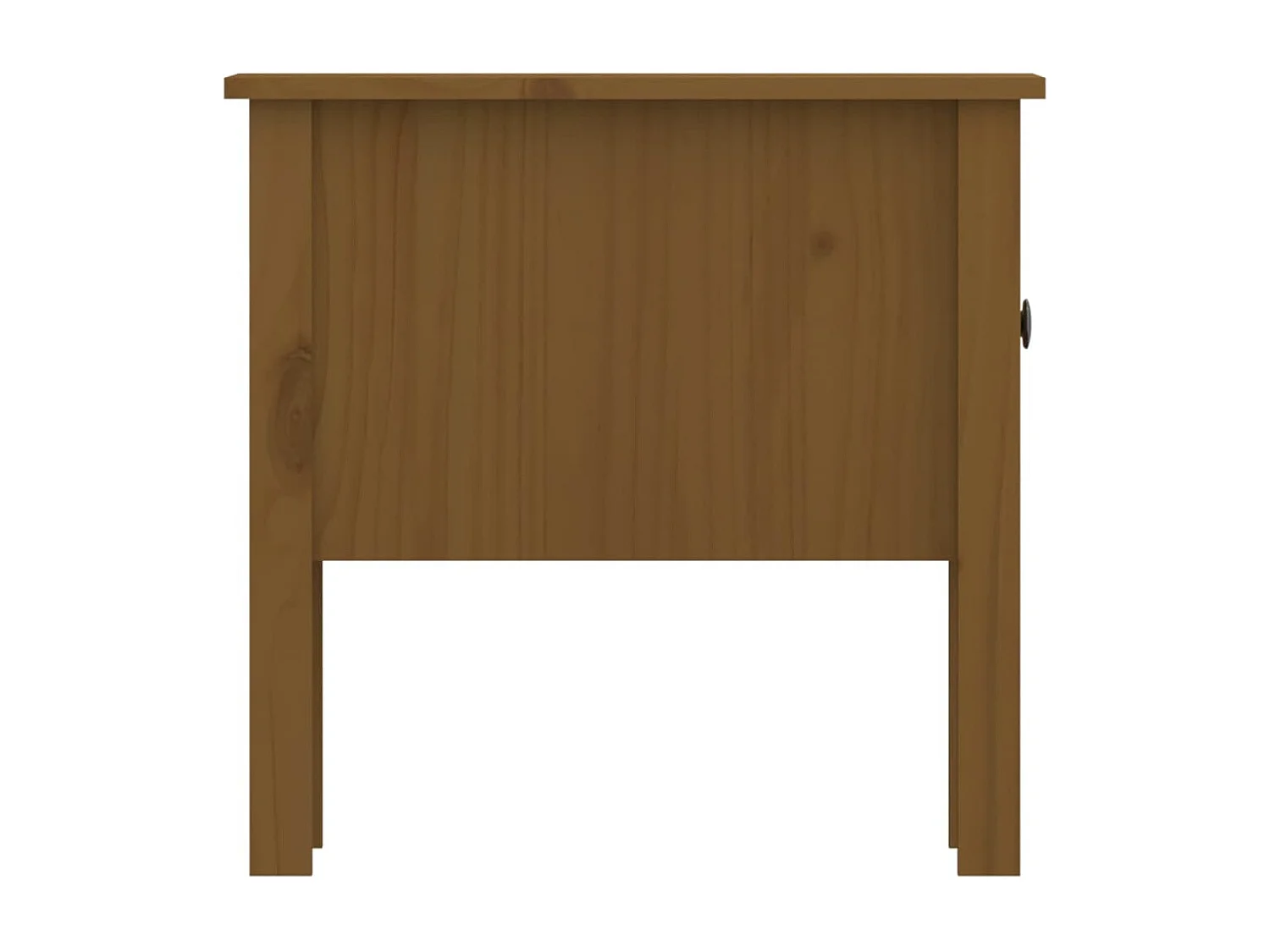 Lot de 2 tables bois marron 50 x 50 x 49 cm DEC032656