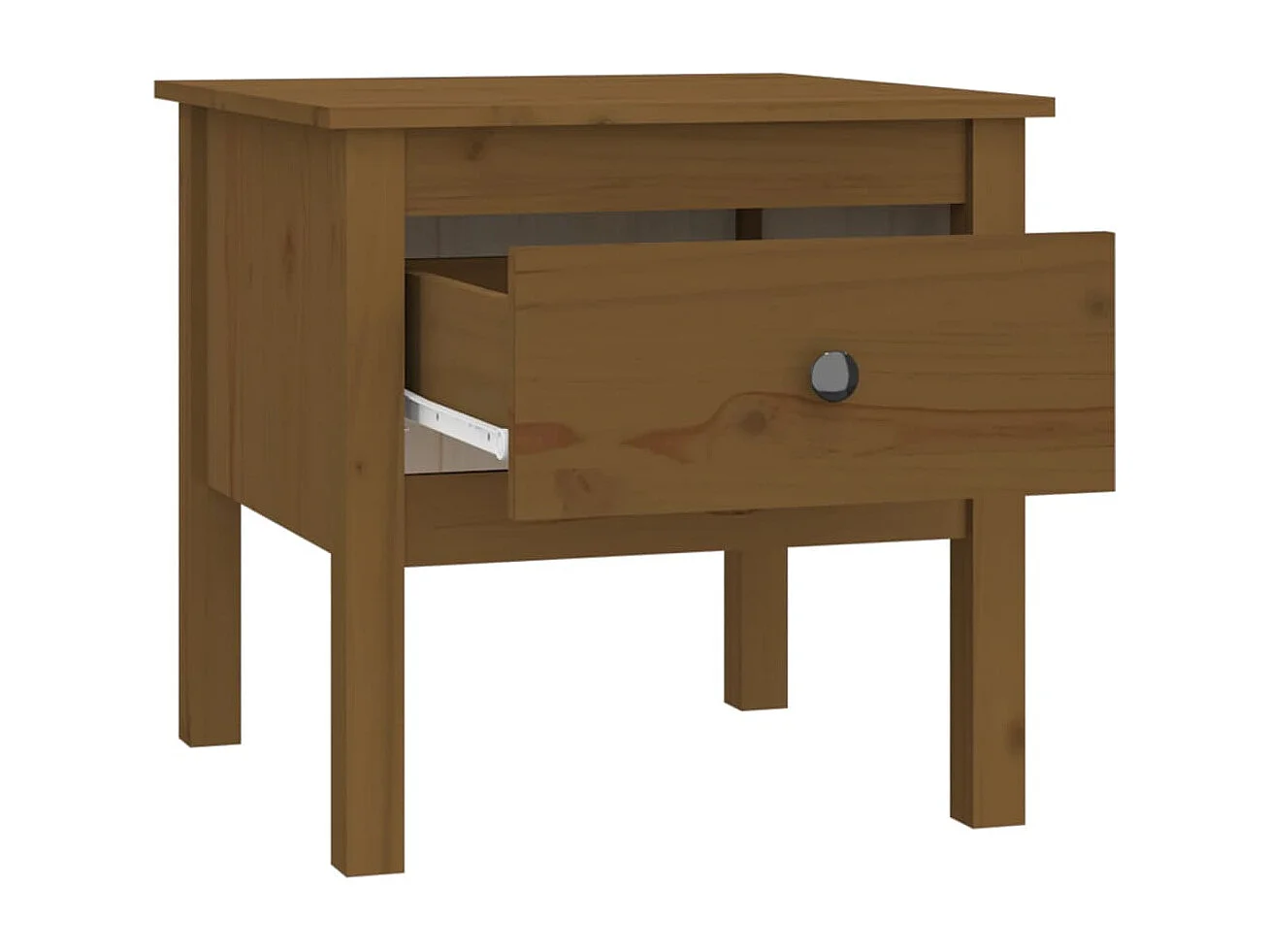 Lot de 2 tables bois marron 50 x 50 x 49 cm DEC032656