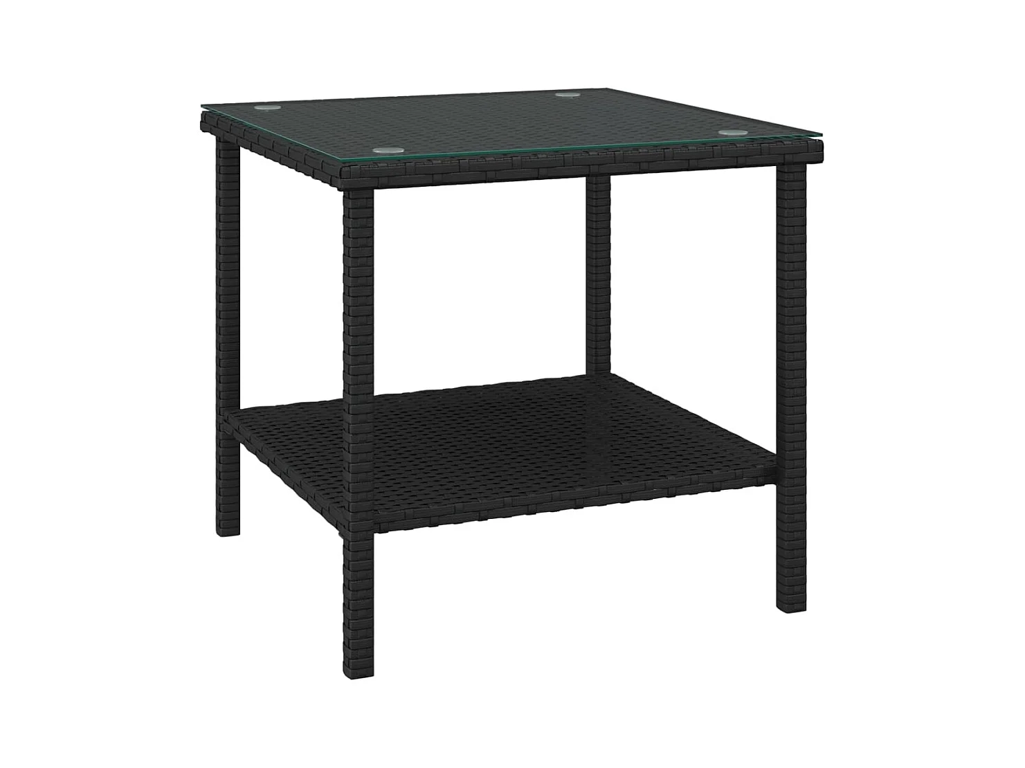 Table d'appoint pour intérieur verre 45 x 45 x 45 cm DEC032487