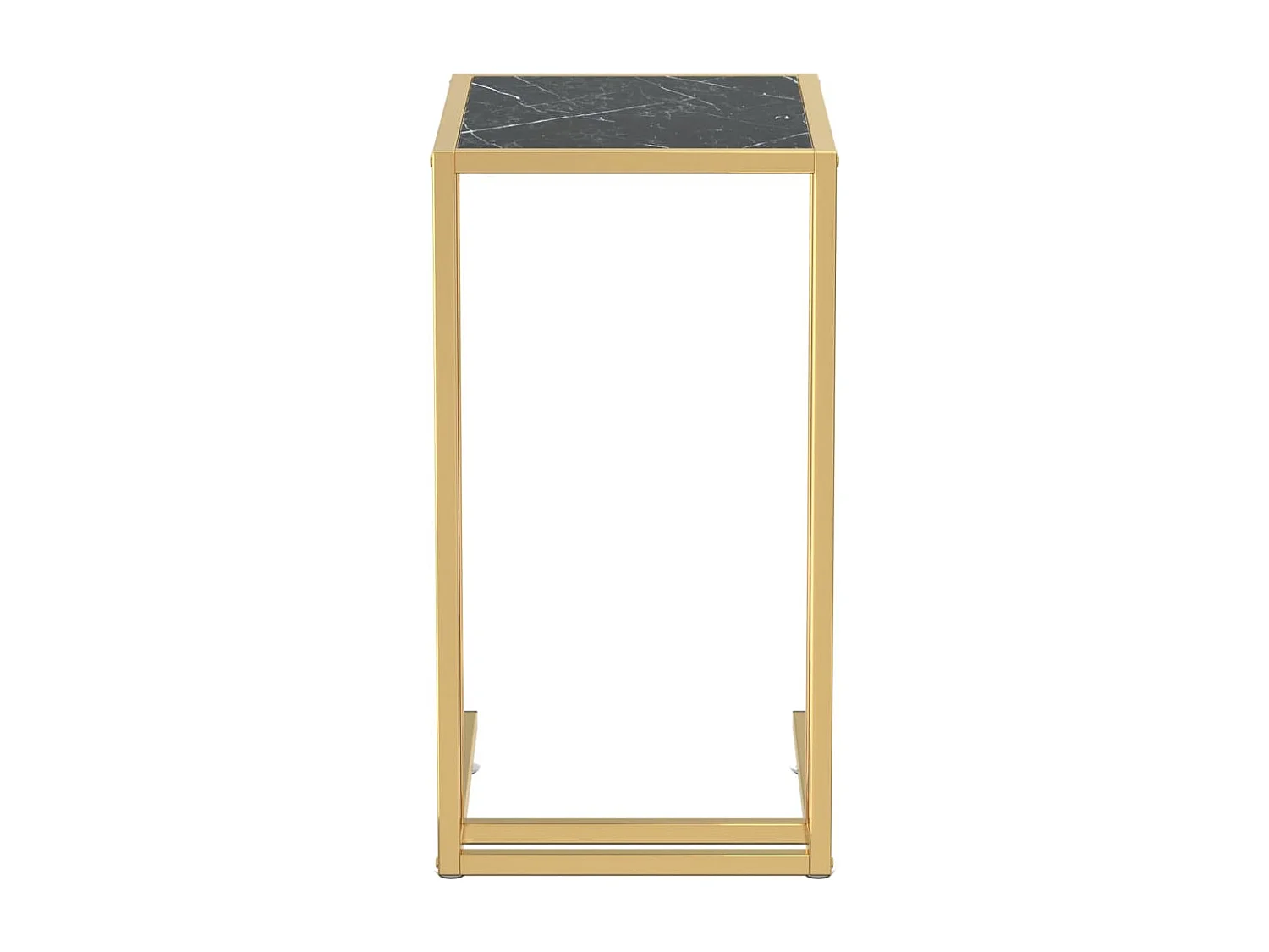 Table d'appoint table d'ordinateur verre 50 x 35 x 65 cm DEC032511