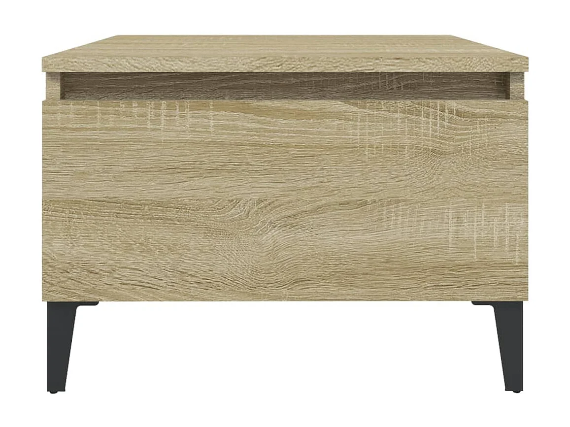 Lot de 2 tables bois beige 50 x 46 x 35 cm DEC032631