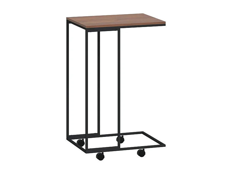 Table d'appoint en forme bois marron 40 x 30 x 63.5 cm DEC031297