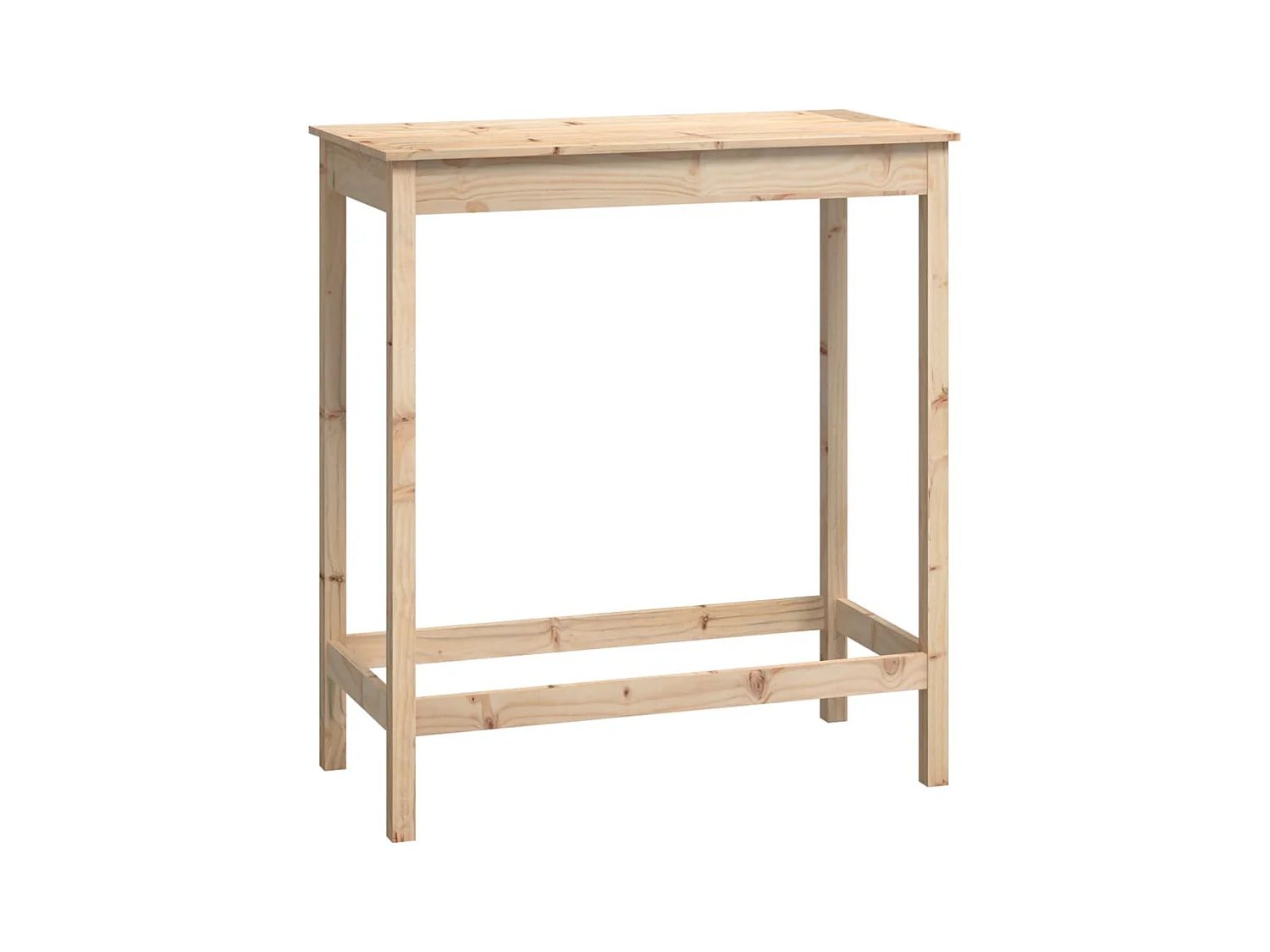 Table d’appoint multifonction table bois marron 100 x 50 x 110 cm DEC036302