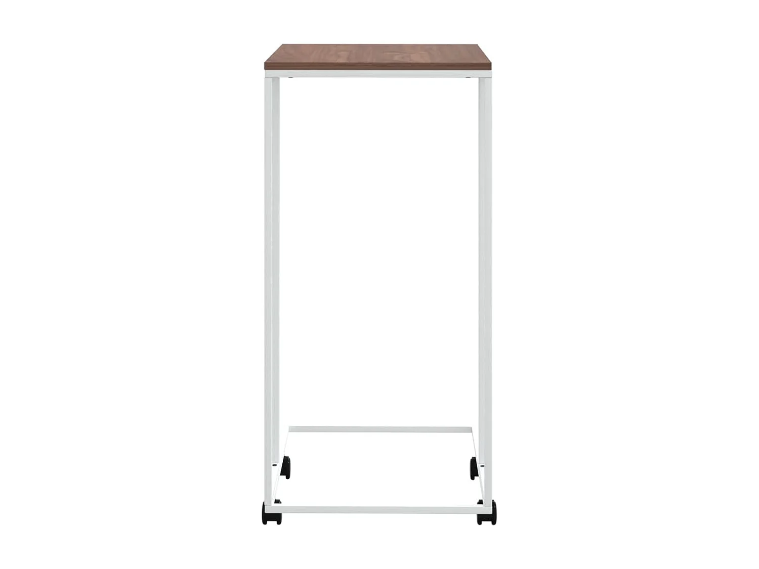 Table d'appoint en forme bois blanche 40 x 30 x 63.5 cm DEC031290