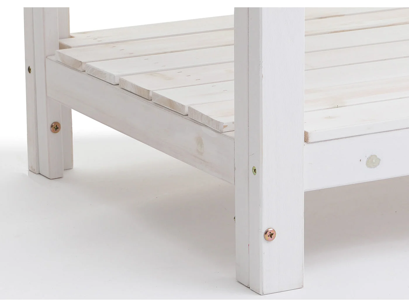 Table à plantes jardin bois blanche 79 x 18 x 108 cm 04_0008569