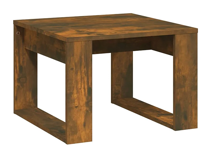 Table d'appoint table basse bois marron 50 x 50 x 35 cm DEC032393