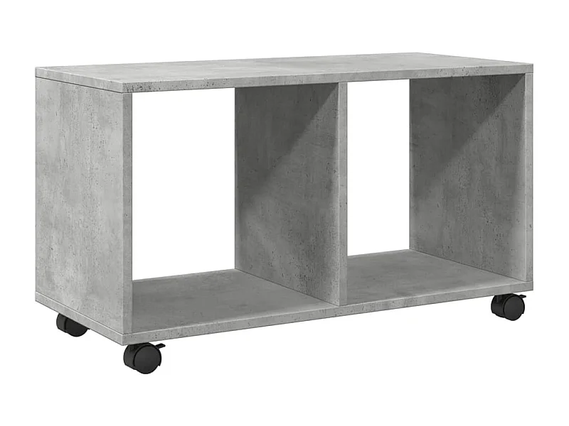 Meuble d'appoint à roulettes bois marron 72 x 33 x 42.5 cm DEC031389