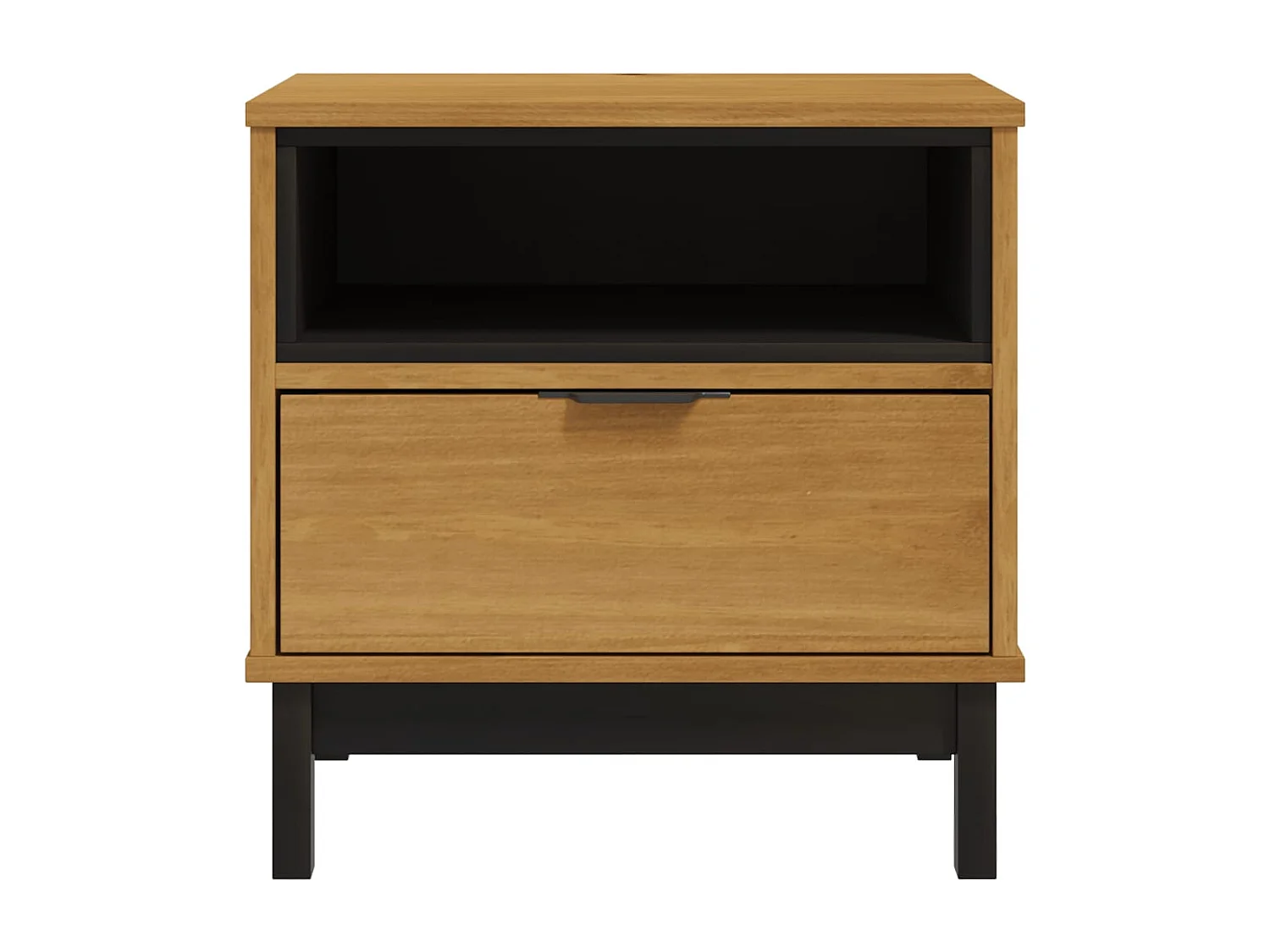 Table d'appoint table de bois marron 50 x 50 x 50 cm DEC032437