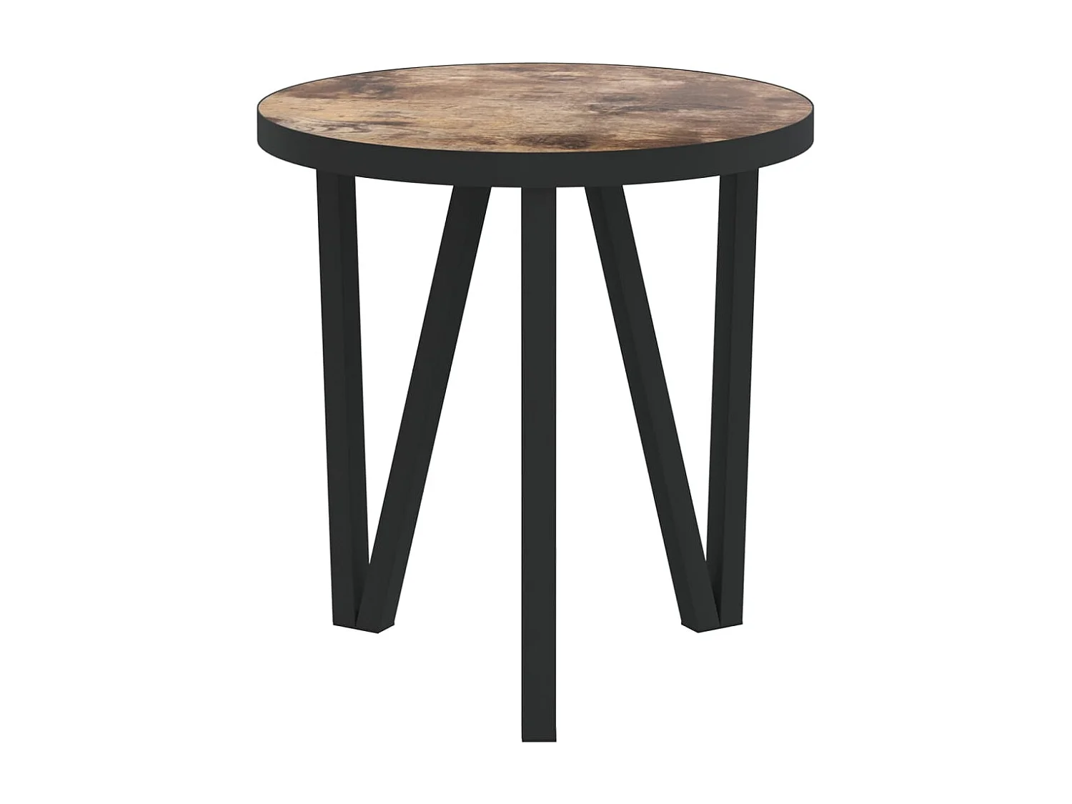 Table d'appoint support de marron 35 x 35 x 34 cm DEC032583