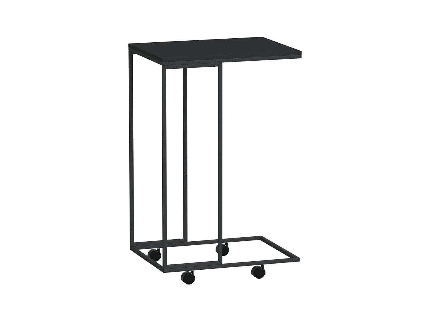 Table d'appoint en forme bois marron 40 x 30 x 63.5 cm DEC031296