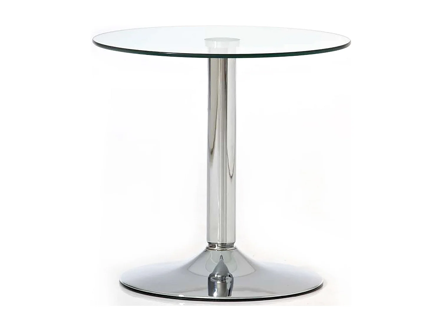 Table d'appoint avec verre métal 50 x 50 x 48 cm 10_0005518