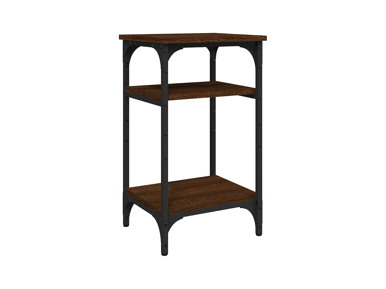 Table d'appoint bout de marron 35 x 30 x 60 cm DEC032397