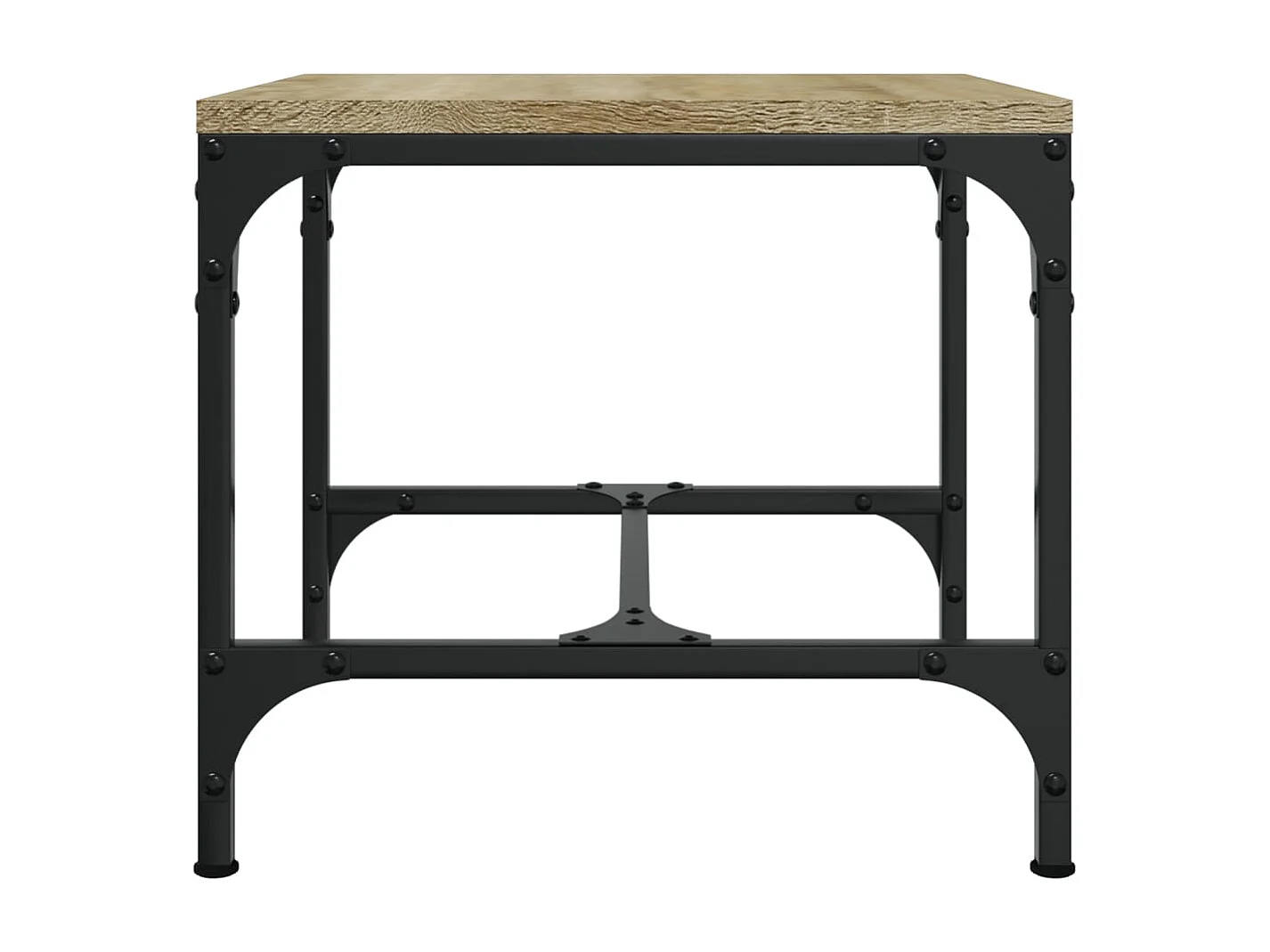 Lot de 2 tables beige 40 x 40 x 35 cm DEC031309