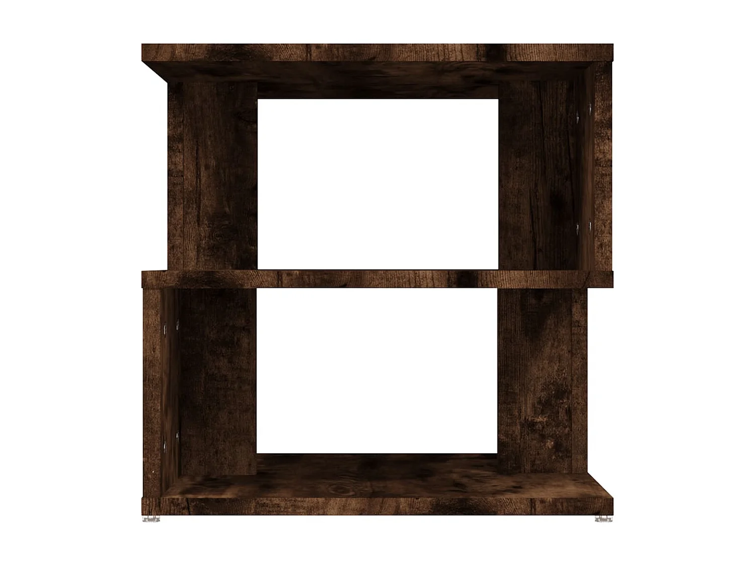 Table d'appoint bout de bois marron 40 x 40 x 40 cm DEC032385