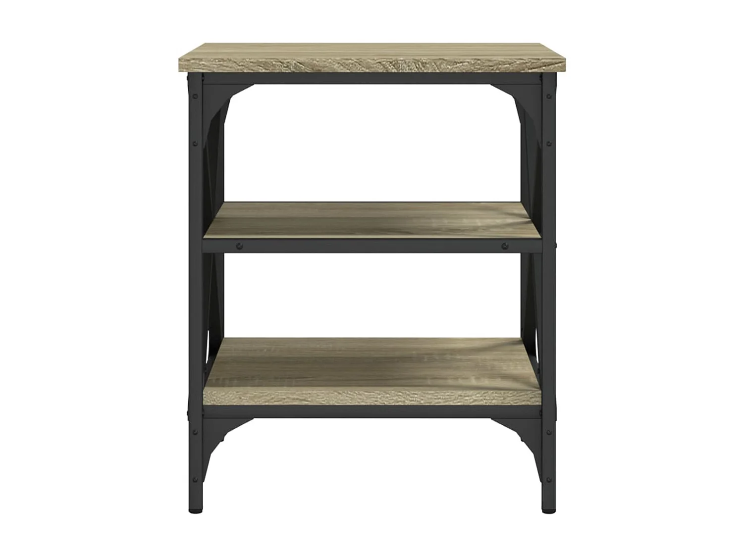 Lot de 2 tables marron 40 x 42 x 50 cm DEC032628