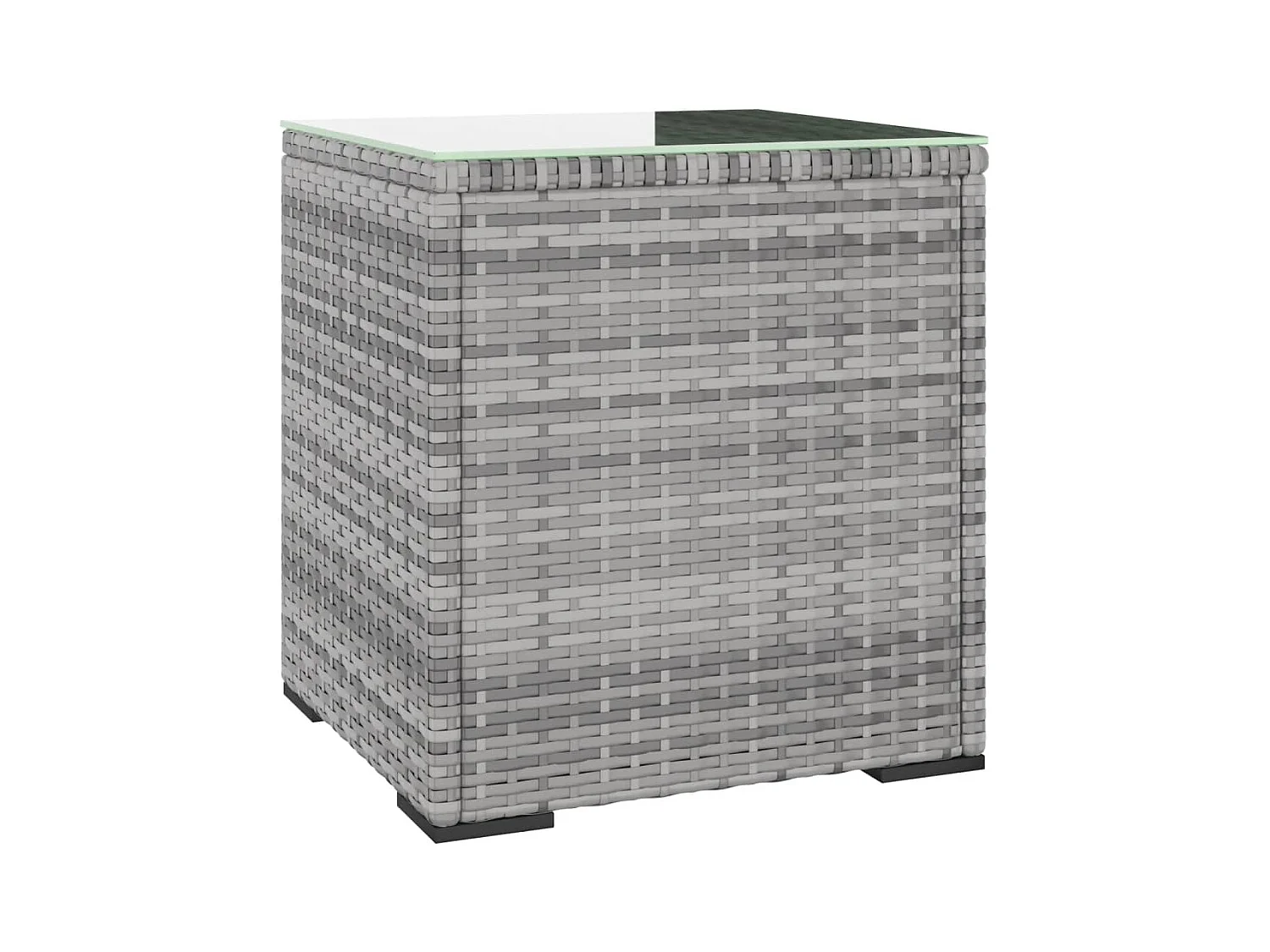 Table d'appoint intérieur ou verre 40 x 37 x 40.5 cm DEC032438