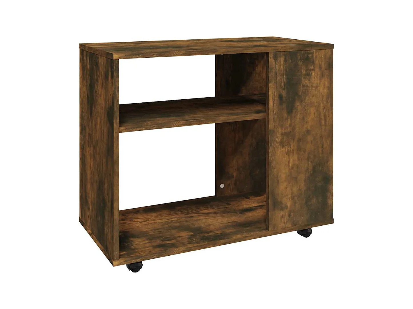 Table d'appoint meuble de bois marron 70 x 35 x 55 cm DEC032395