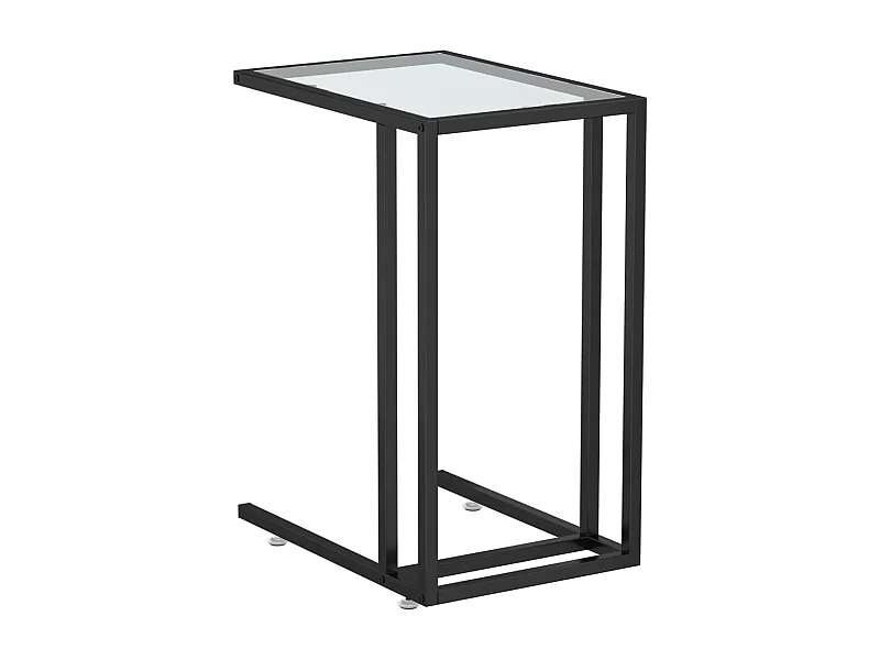 Table d'appoint table d'ordinateur verre 50 x 35 x 65 cm DEC032512